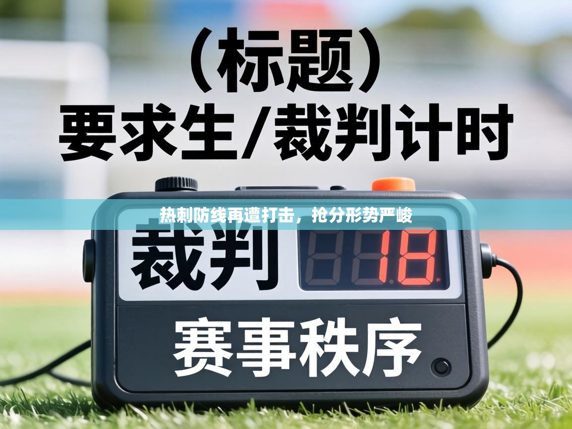 热刺防线再遭打击，抢分形势严峻  第1张